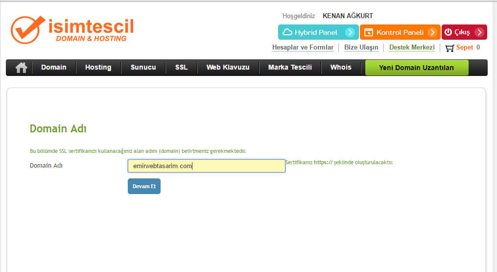 isimtescil-net-ssl-kurulum-ekrani