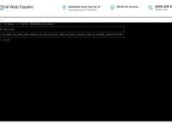 Disable Mysql Strict Mode Hatası